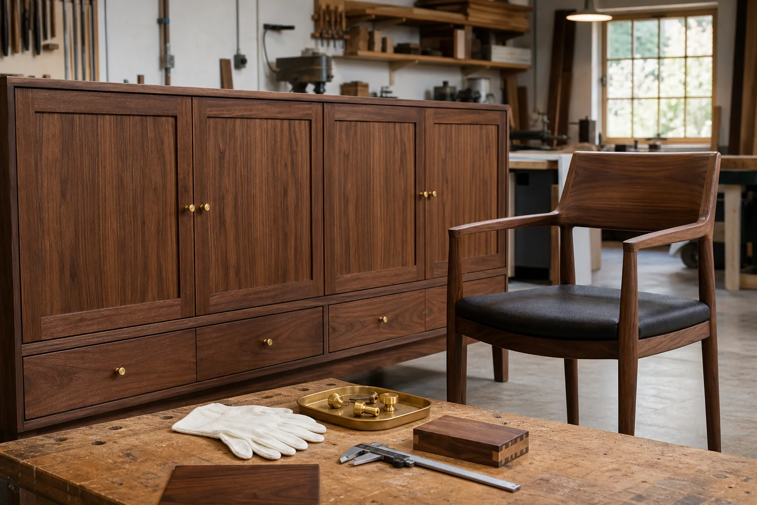 Detail furnitur kayu jati buatan khusus
